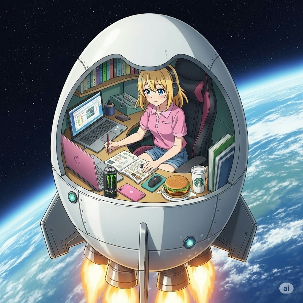 ロケット発射🚀大気圏脱出！