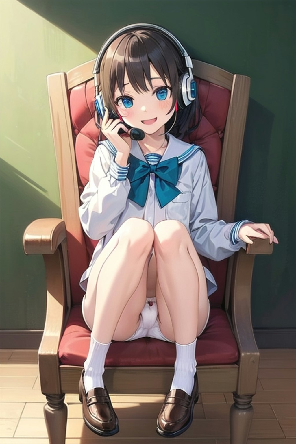 Headphones girl