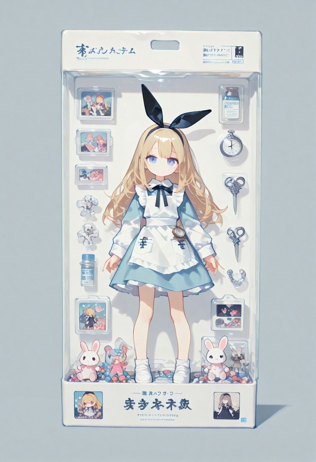 alice in toy packaging