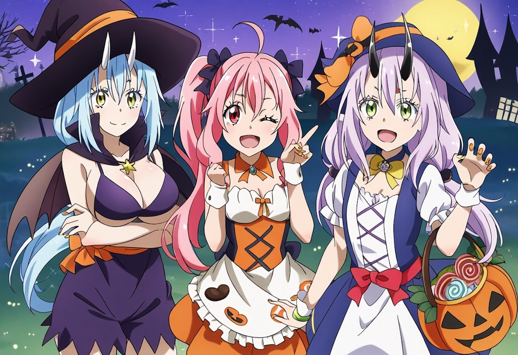 転スラ　リルム　シュナ　シオン　ハロウィン