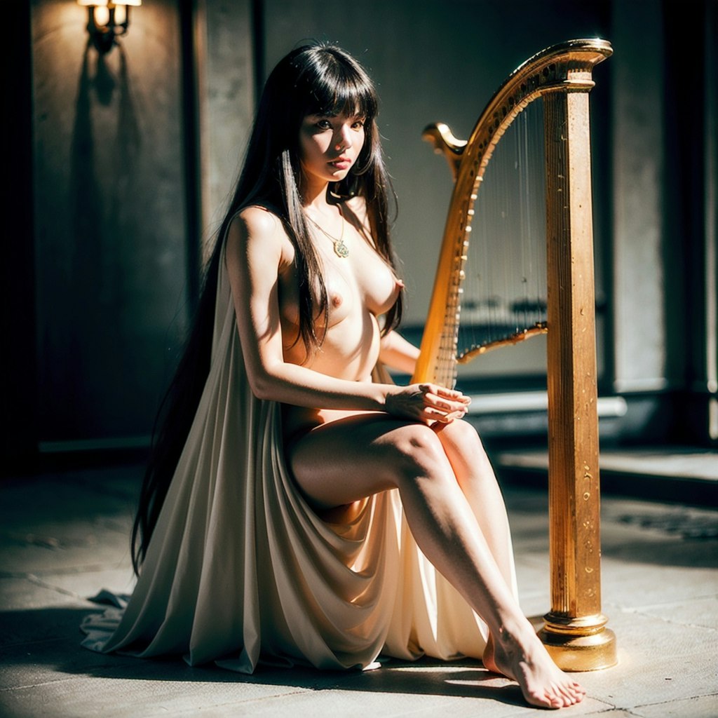 『裸愛婦（ハープ）』（Harp）、R-18、室内にて2