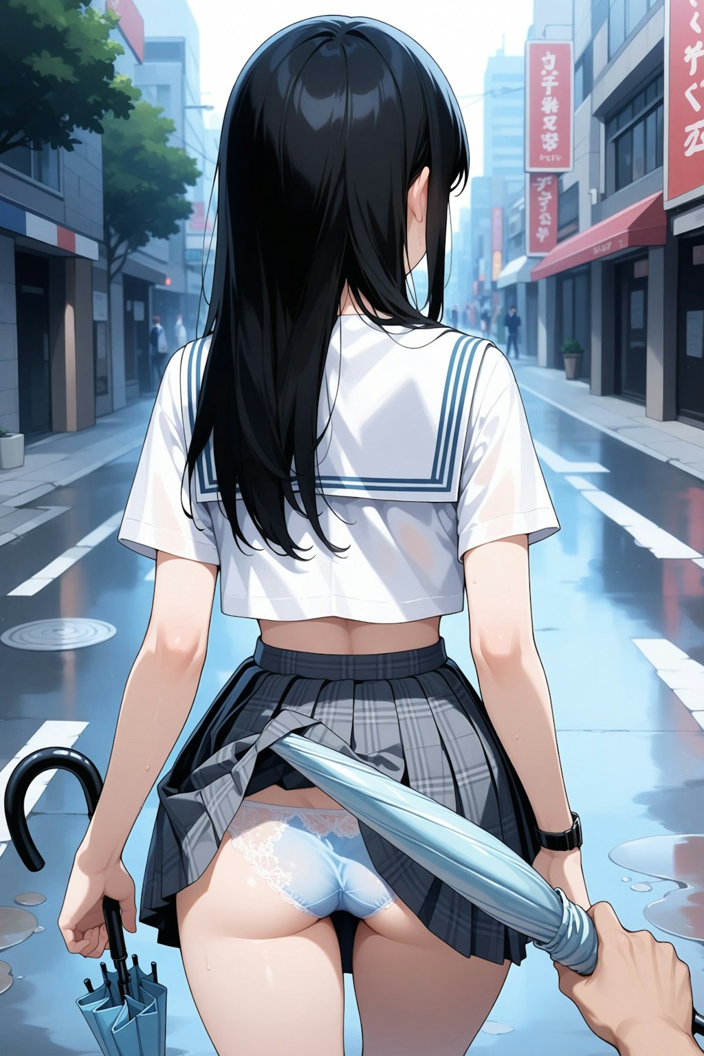 「晴れてきたな」「そうだね〜」