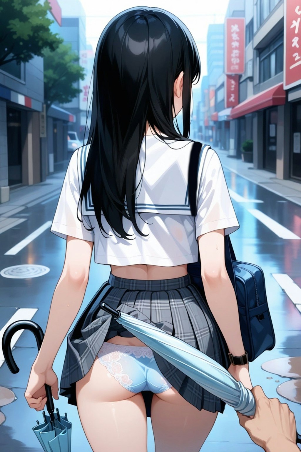 「晴れてきたな」「そうだね〜」