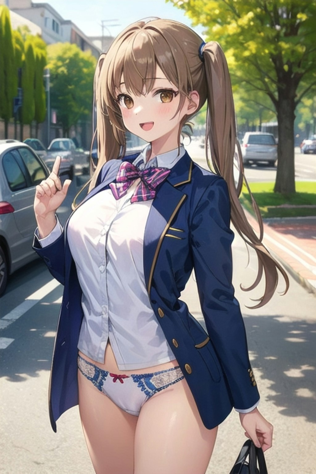 School twintails girl