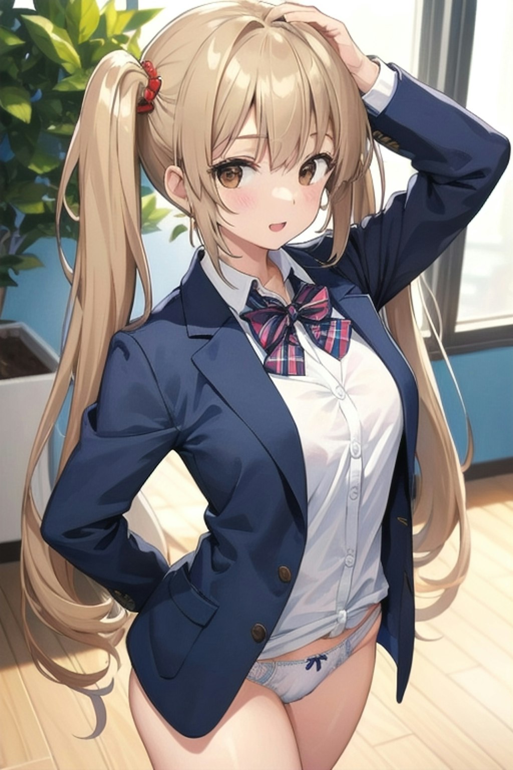 School twintails girl