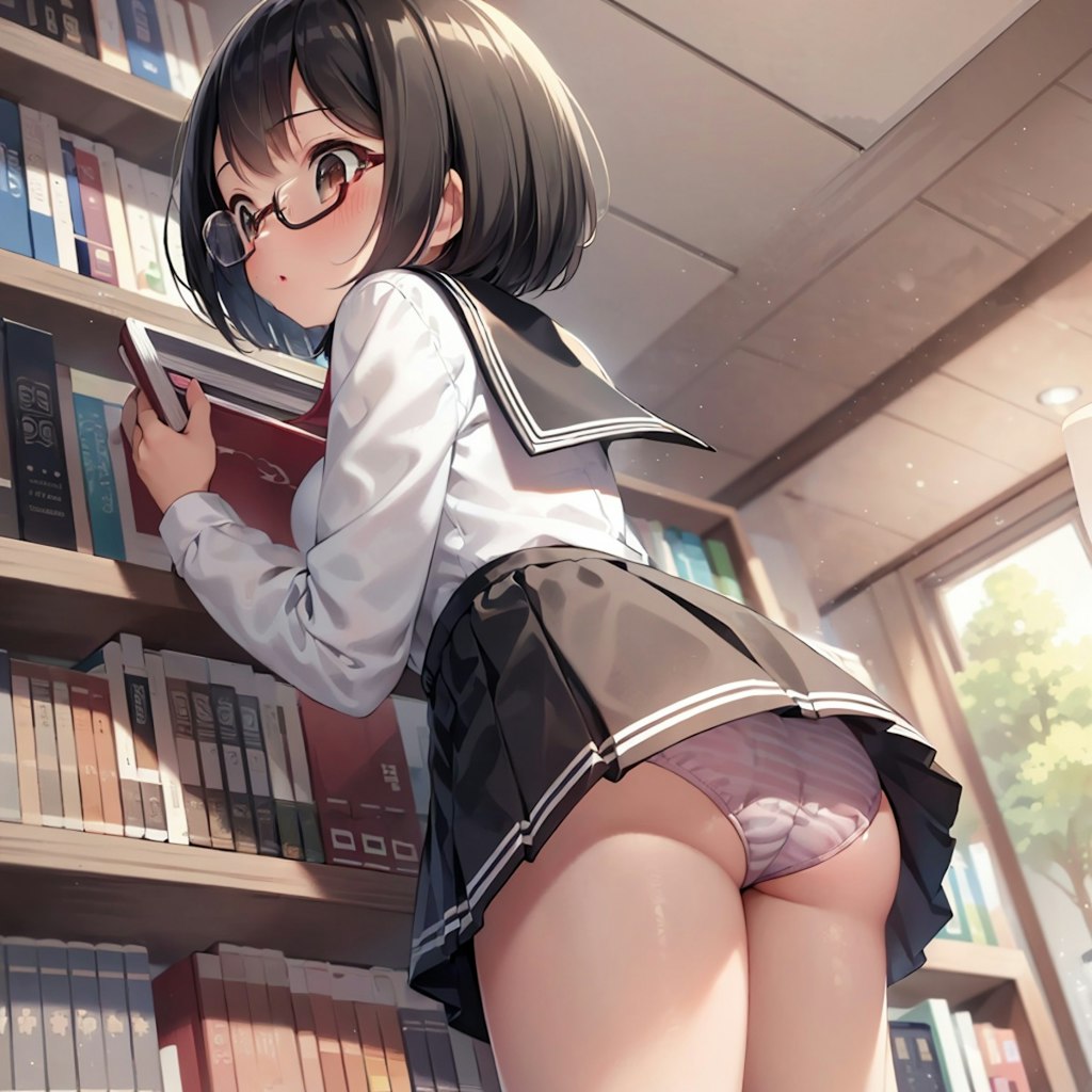 図書委員ちゃんは無防備