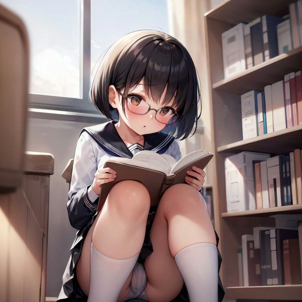 図書委員ちゃんは無防備