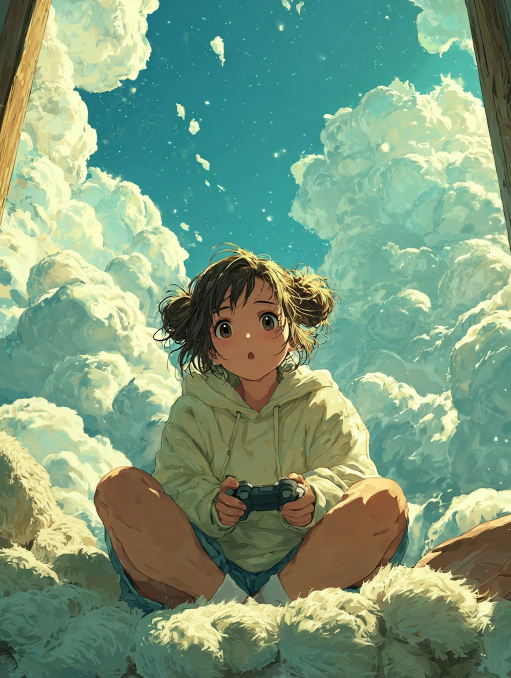 お外でゲーム🎮🐾