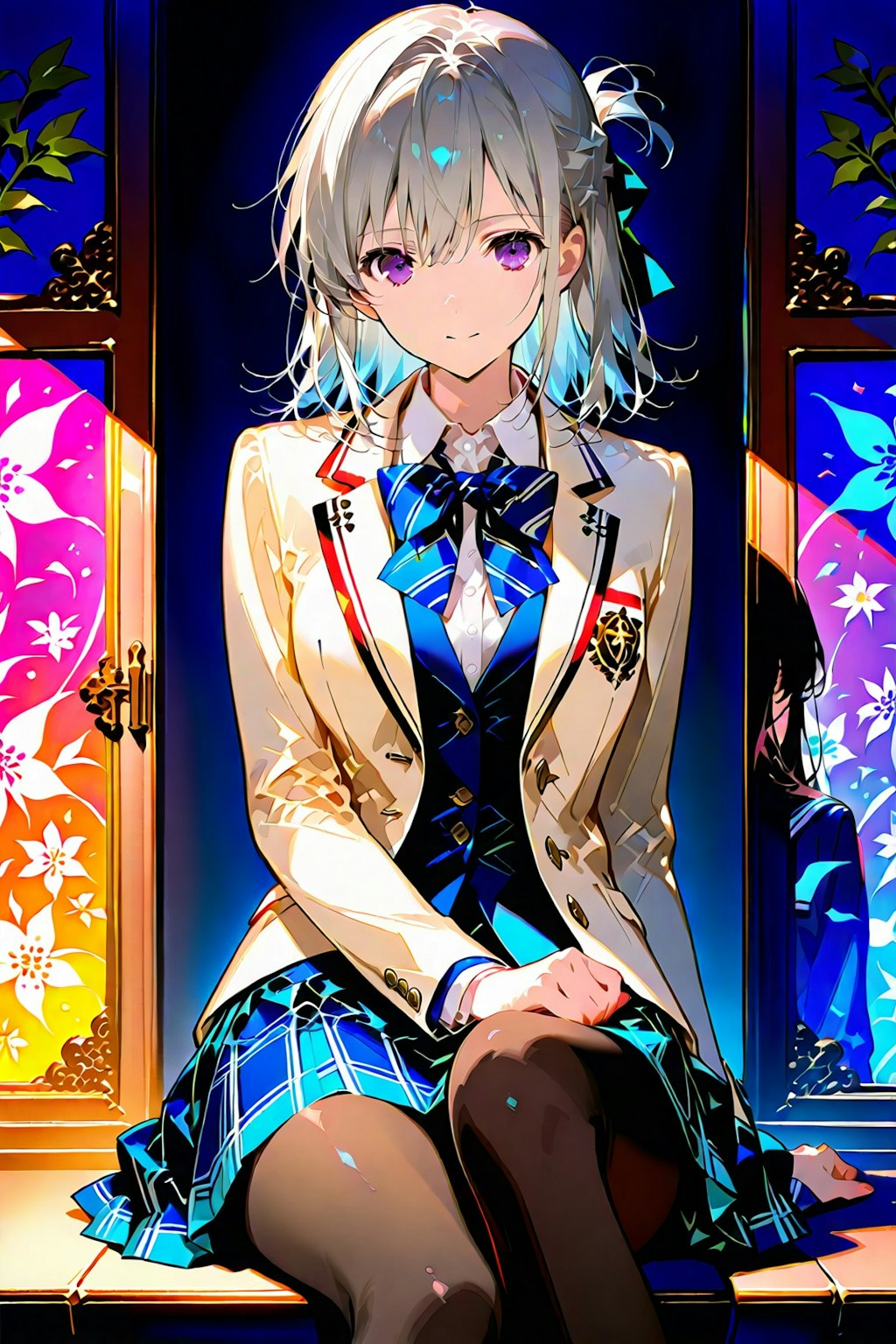 (926HQ)銀髪ちゃんJK