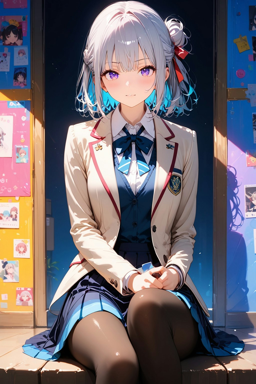 (926HQ)銀髪ちゃんJK