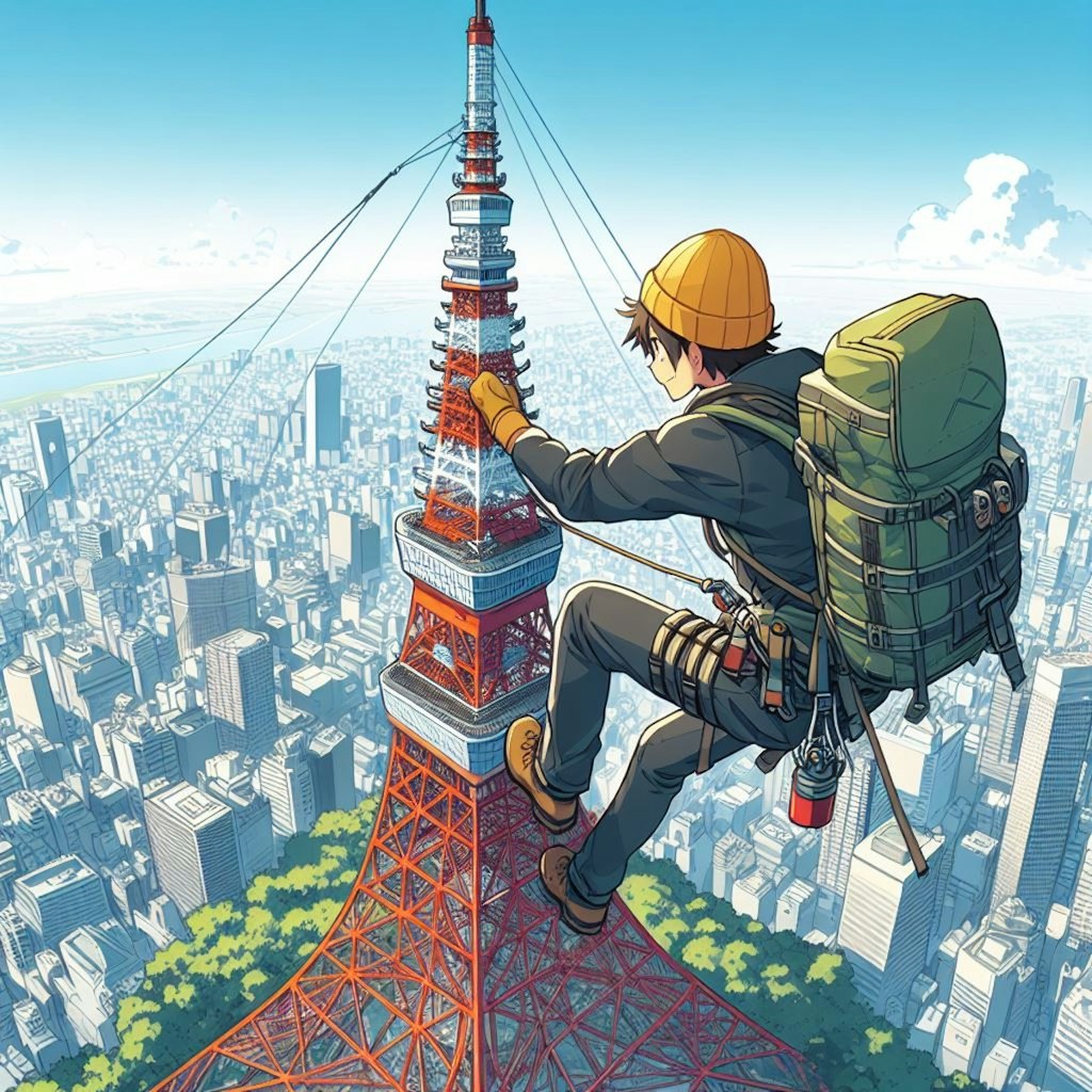 東京タワーに挑戦