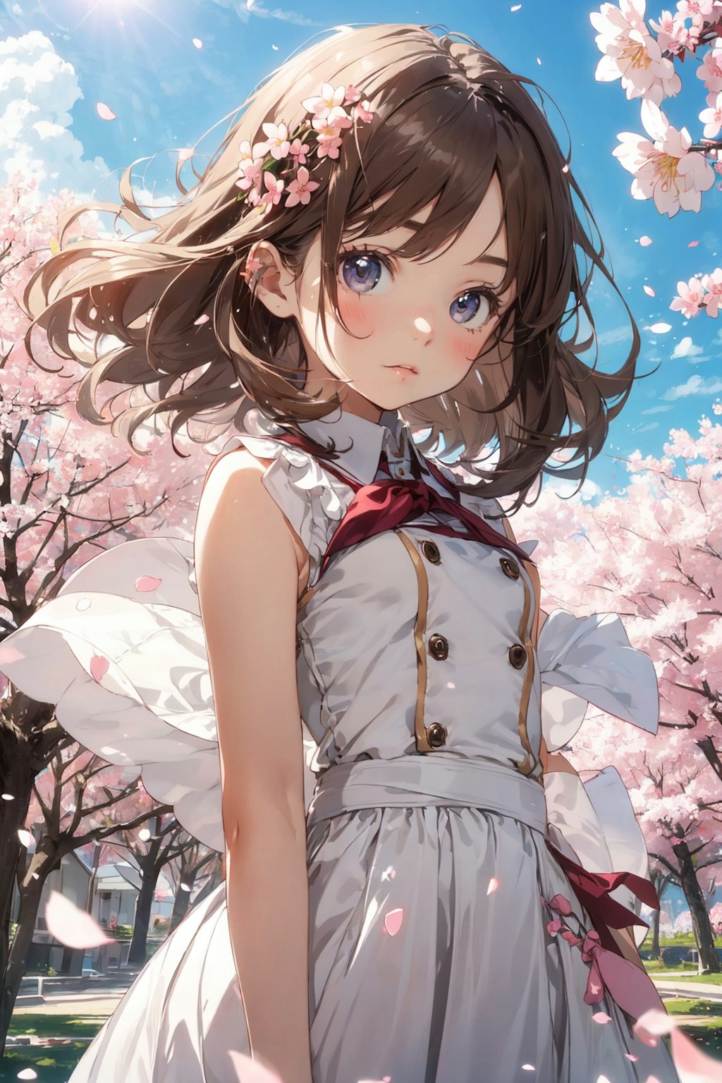 桜の女の子