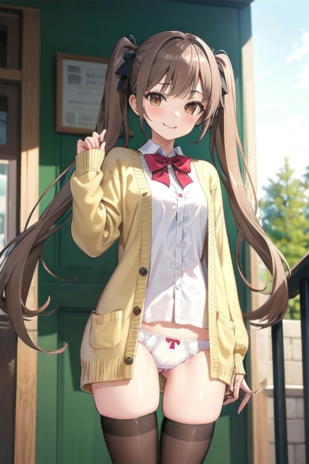 School twintails girl