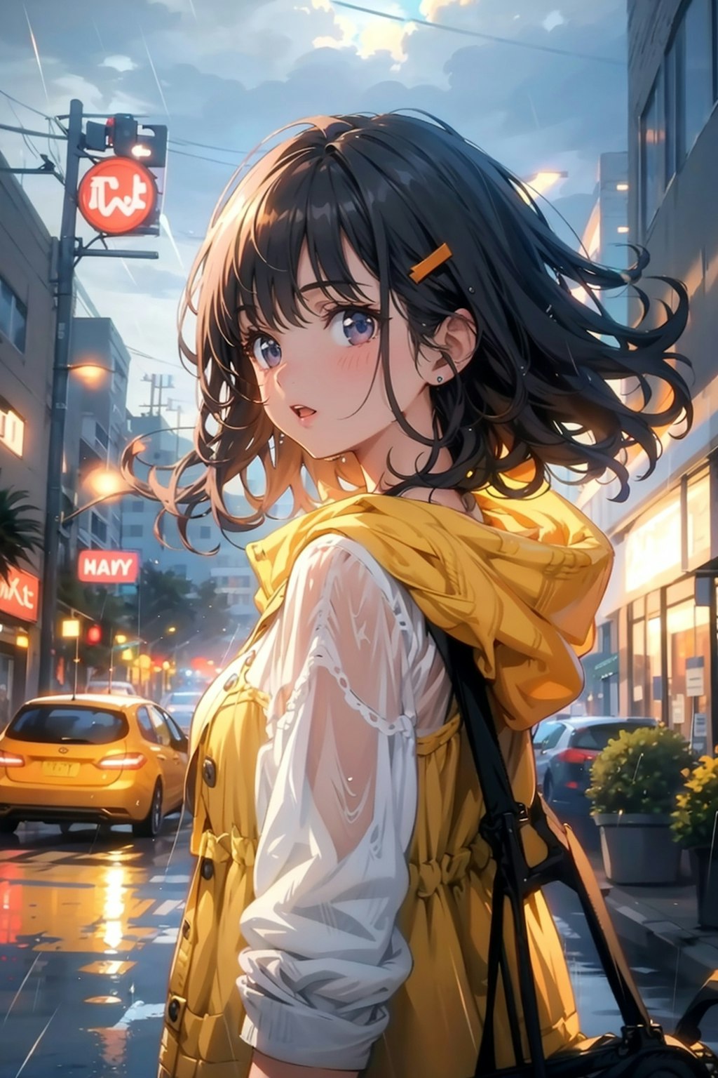天気に気を付けて