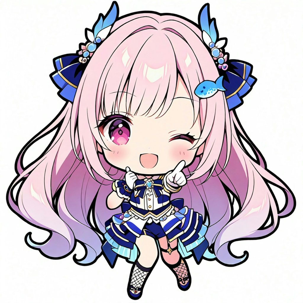 アクリルキーホルダー用1.5等身画像
