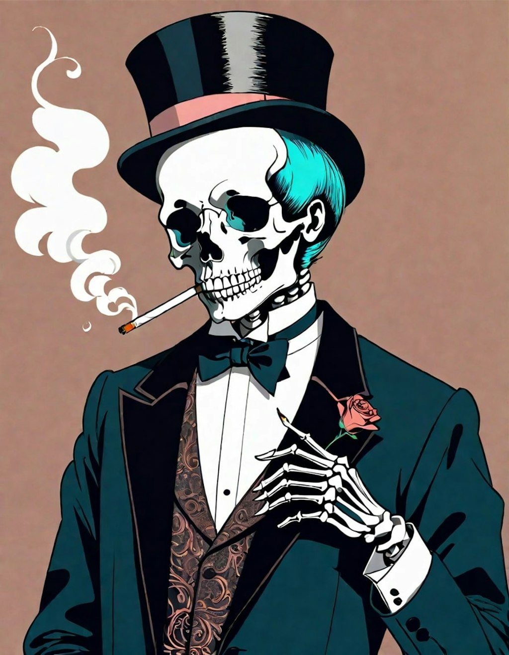 smoking dead