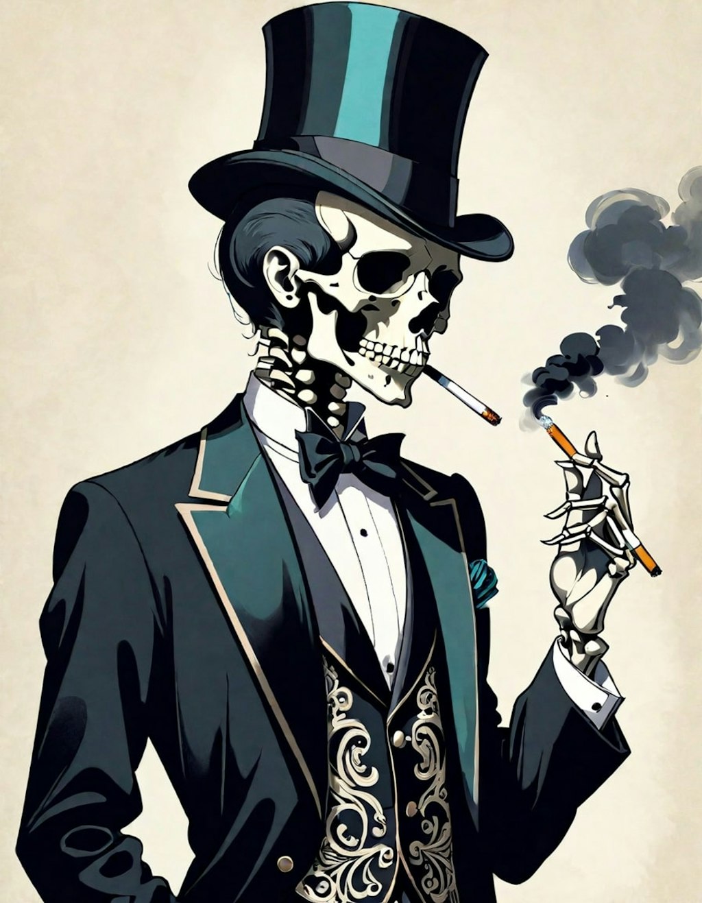 smoking dead