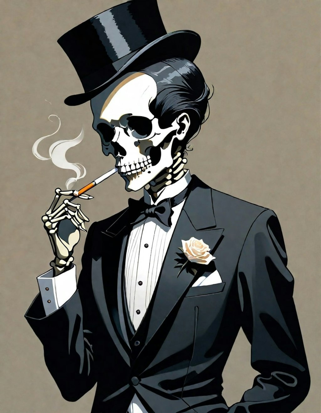 smoking dead