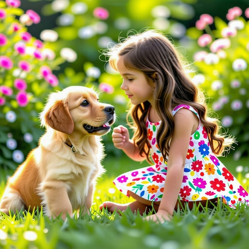 犬と少女