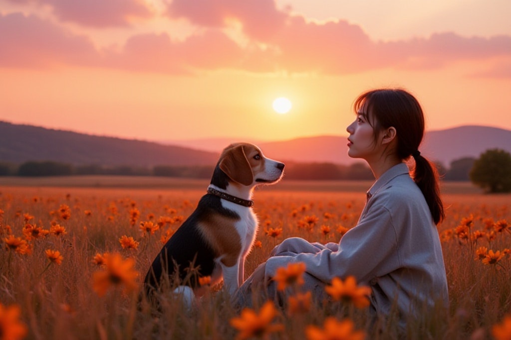 静かな夕暮れに