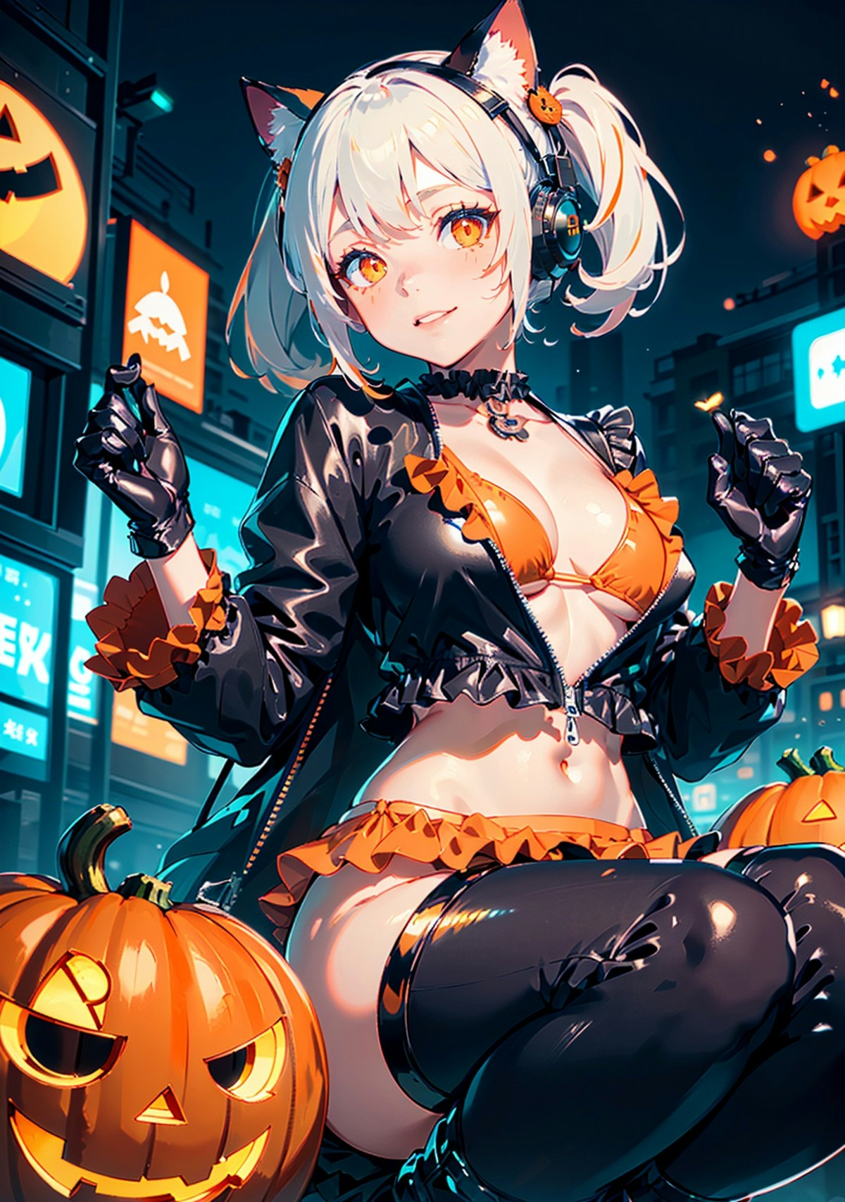 ハロウィン衣装 | chichi-pui（ちちぷい）AIイラスト専用の投稿サイト