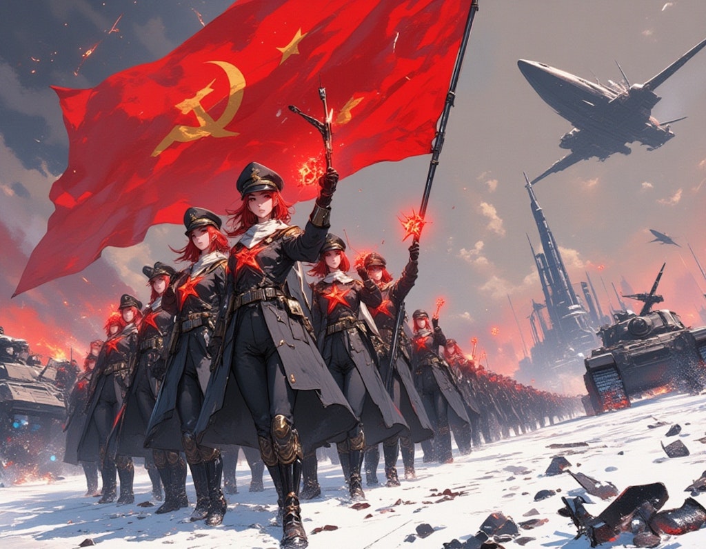 【リメイク】ソビエト連邦はまるで東の熊のように全世界を征服するのだ。（Soviet March：Red Alert 3より）
