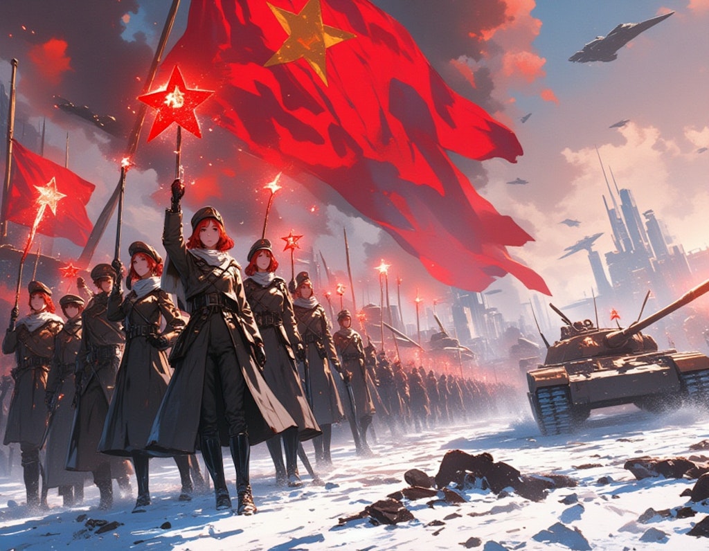 【リメイク】ソビエト連邦はまるで東の熊のように全世界を征服するのだ。（Soviet March：Red Alert 3より）