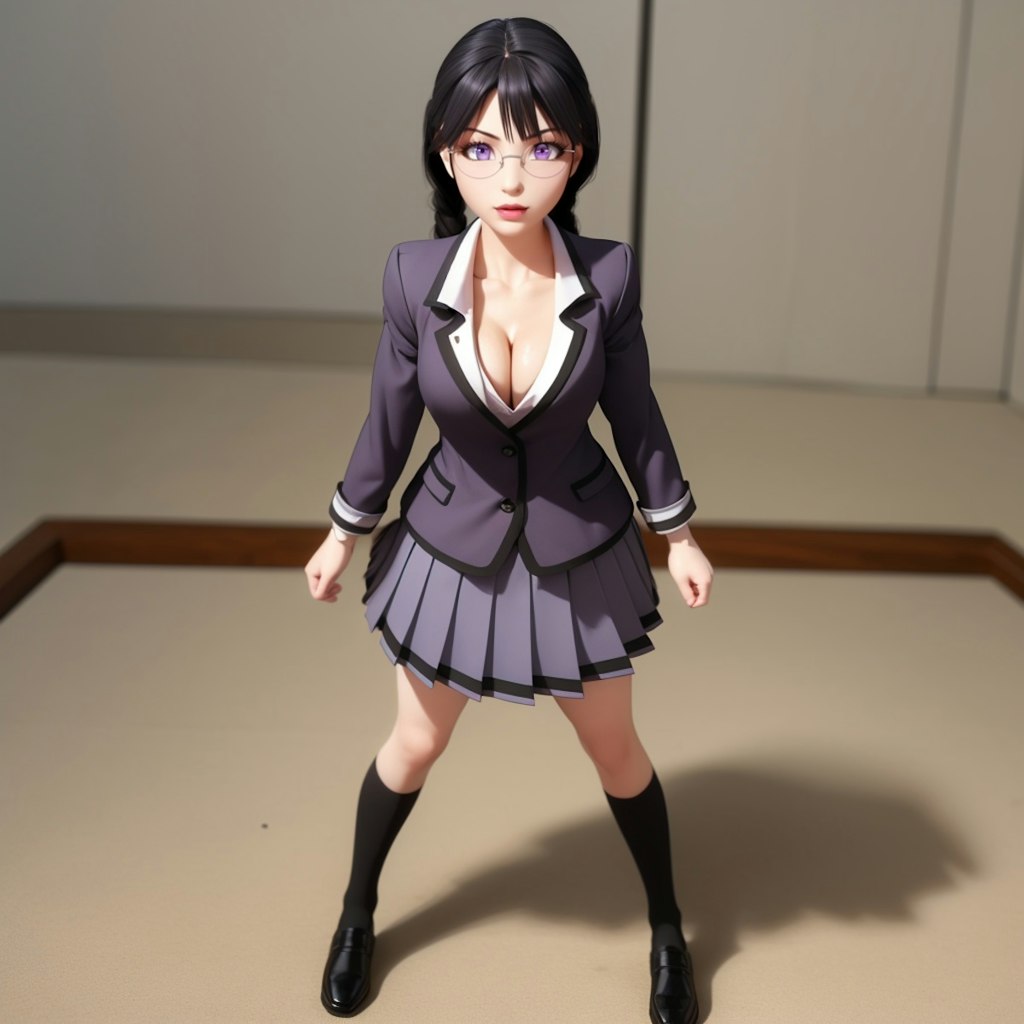 暗殺教室の奥田愛美が学生服で神秘的な魅力を放つ！