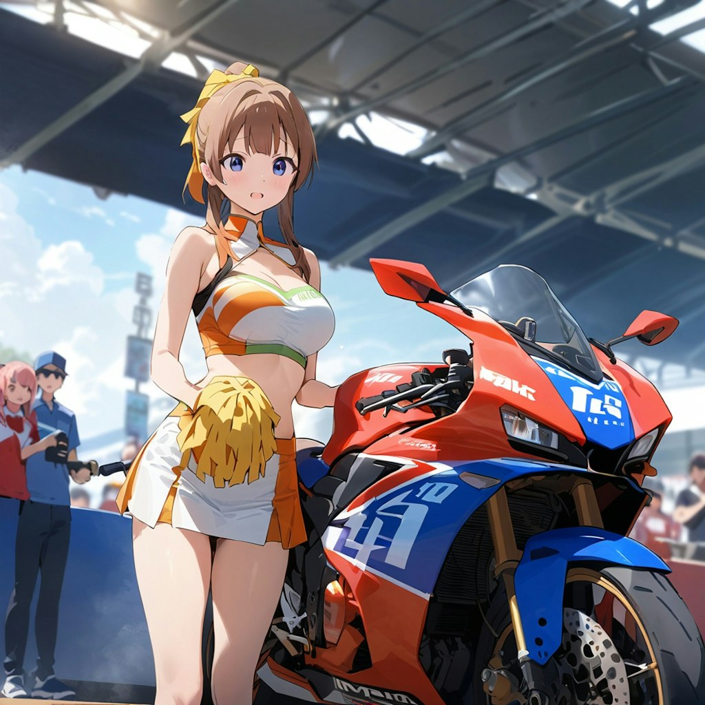 レースクイーンでもバイクに乗りたい