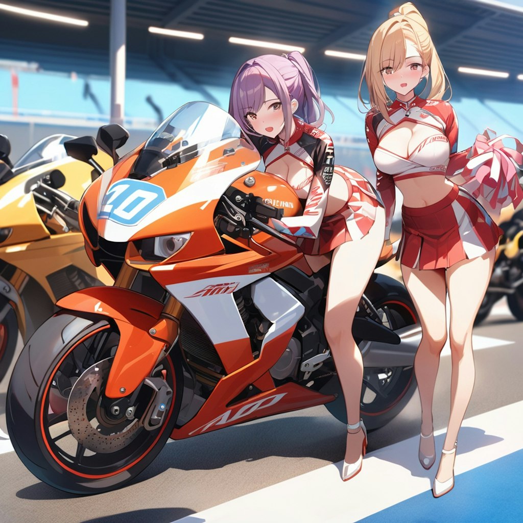 レースクイーンでもバイクに乗りたい