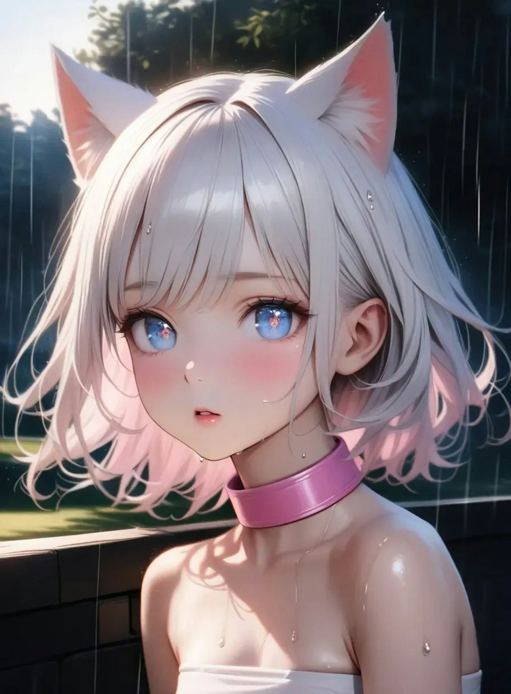 雨の日キス顔選手権