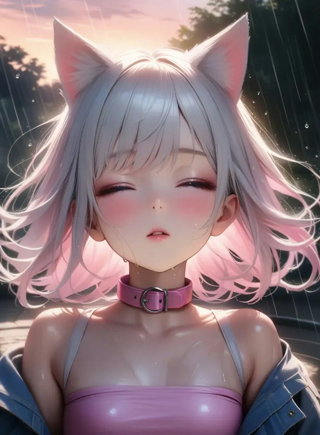 雨の日キス顔選手権