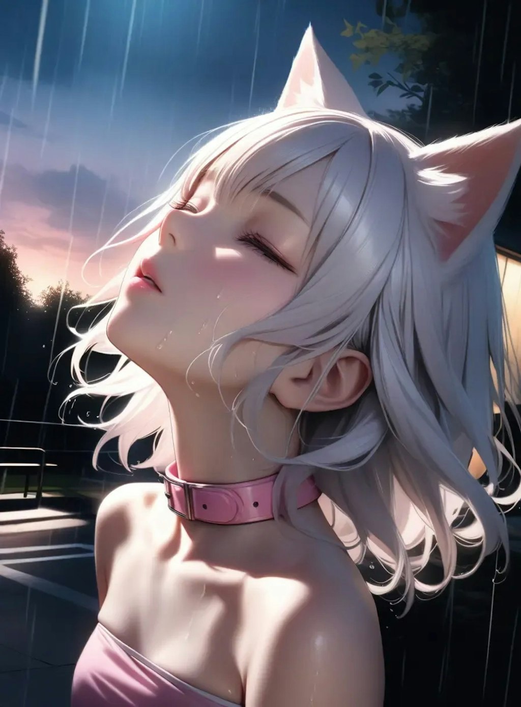 雨の日キス顔選手権