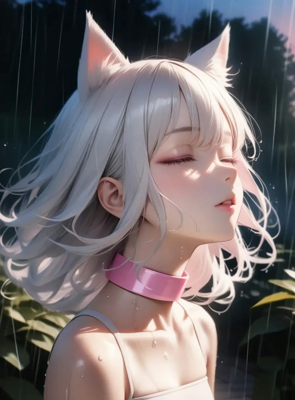 雨の日キス顔選手権