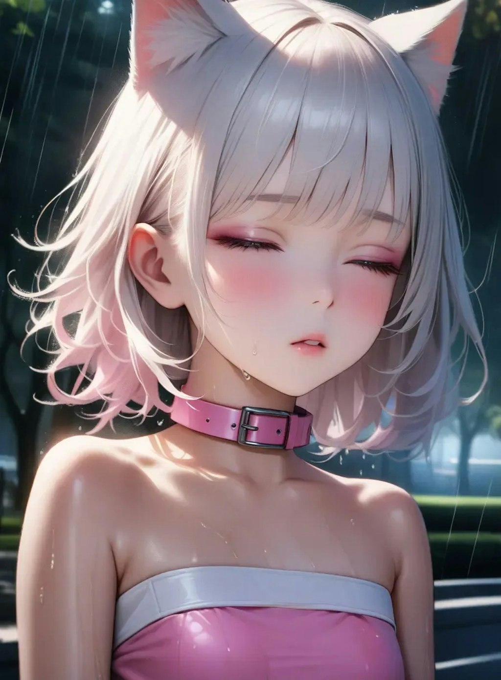 雨の日キス顔選手権