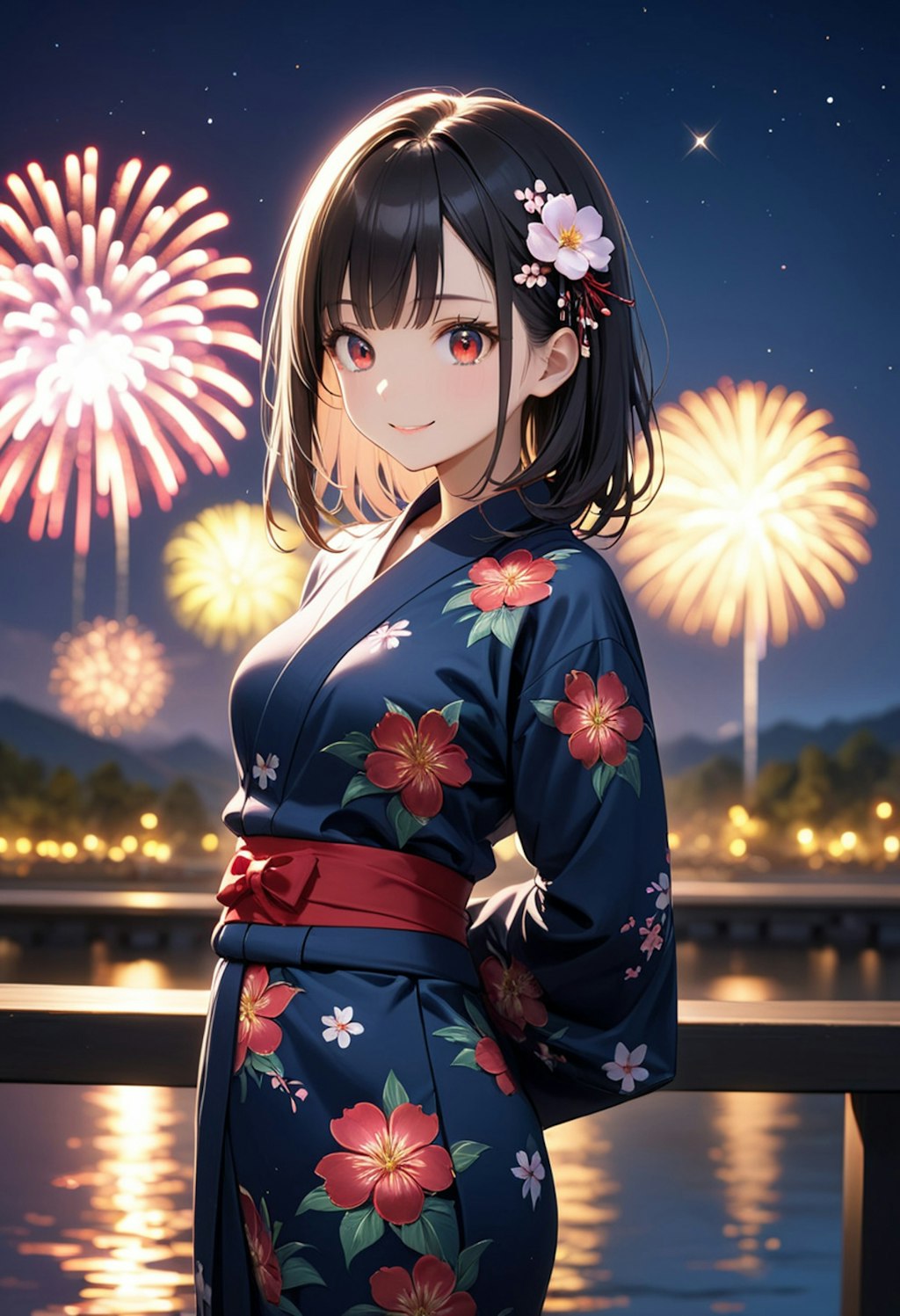 夏祭りと少女