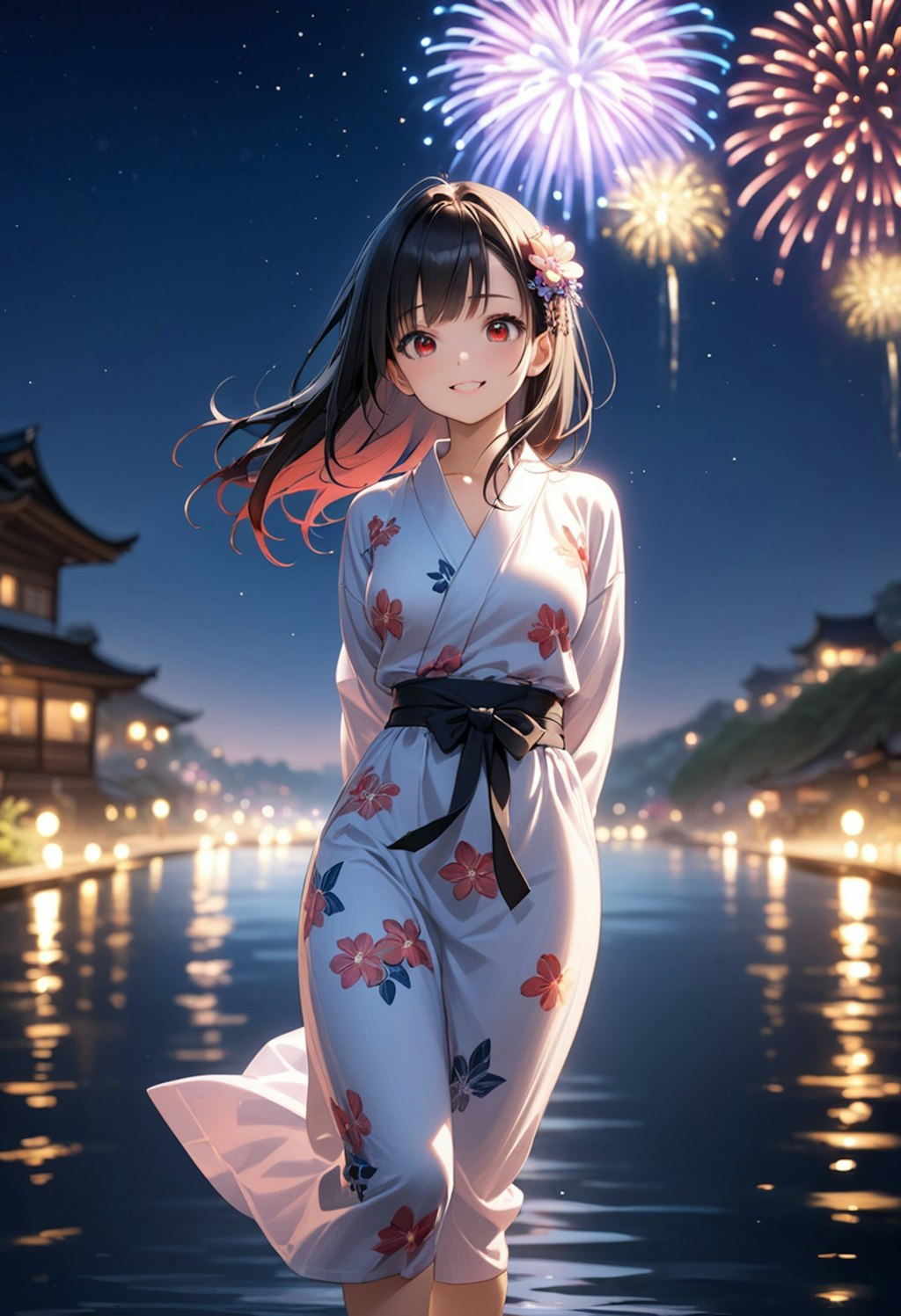 夏祭りと少女