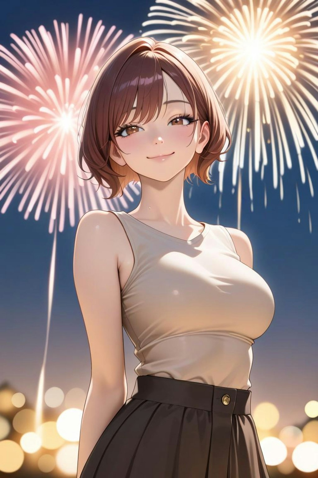 花火綺麗だね