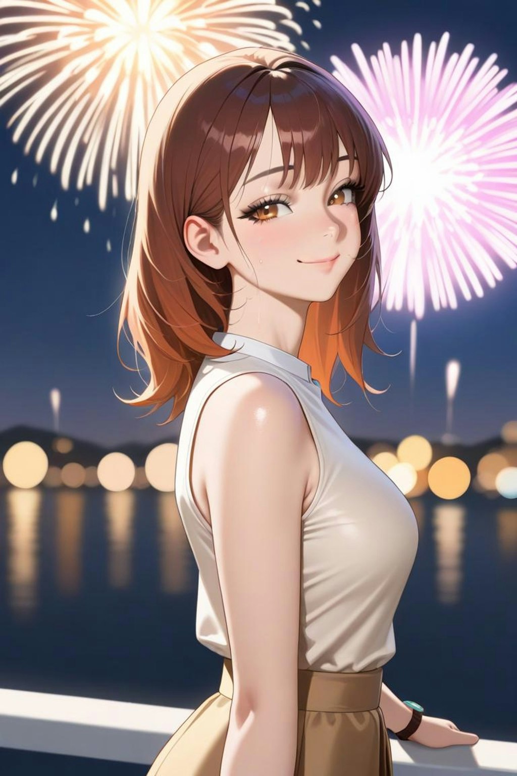 花火綺麗だね