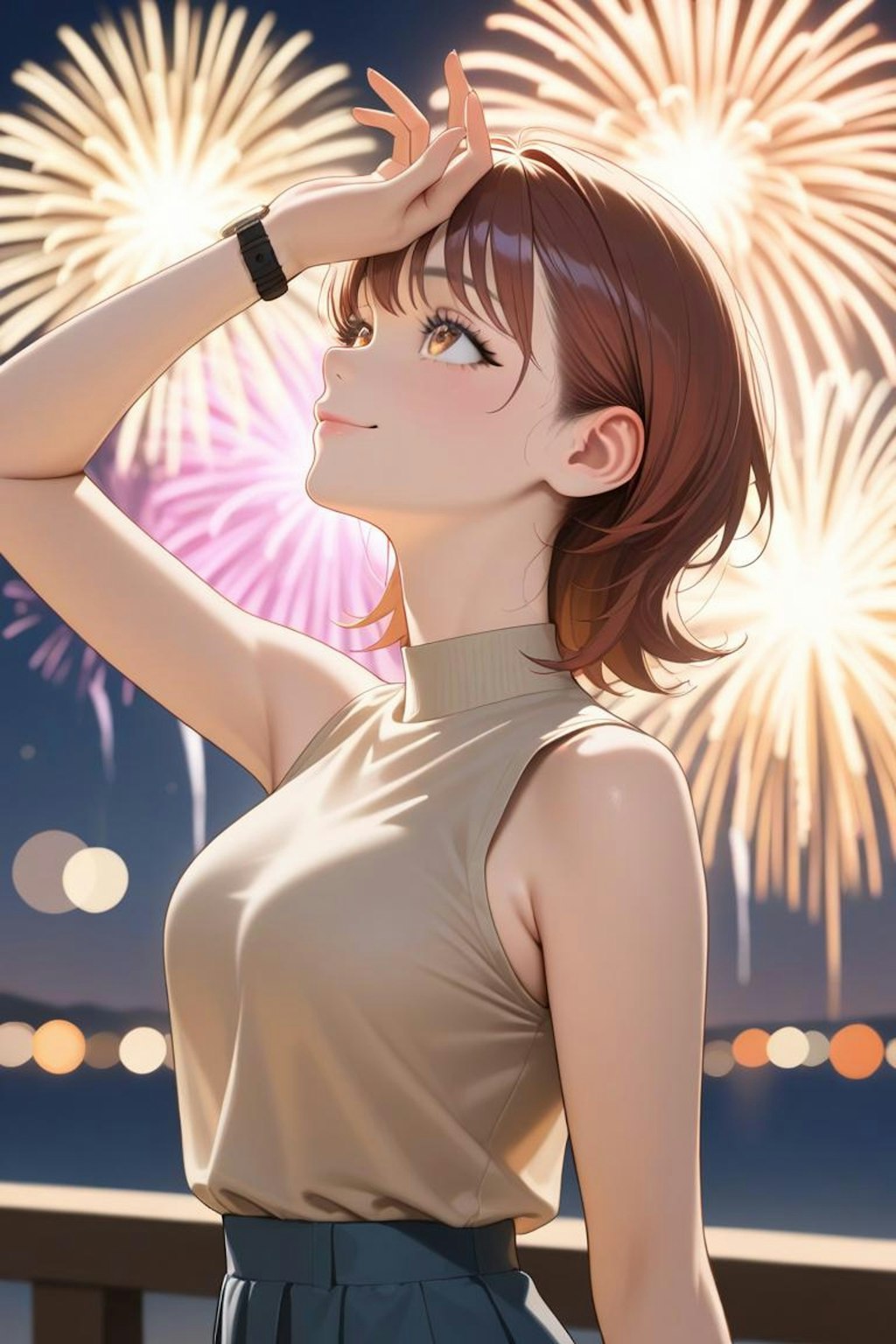 花火綺麗だね