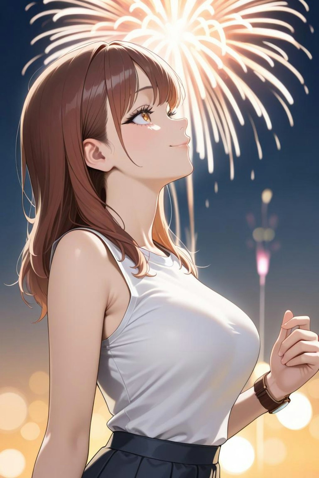 花火綺麗だね