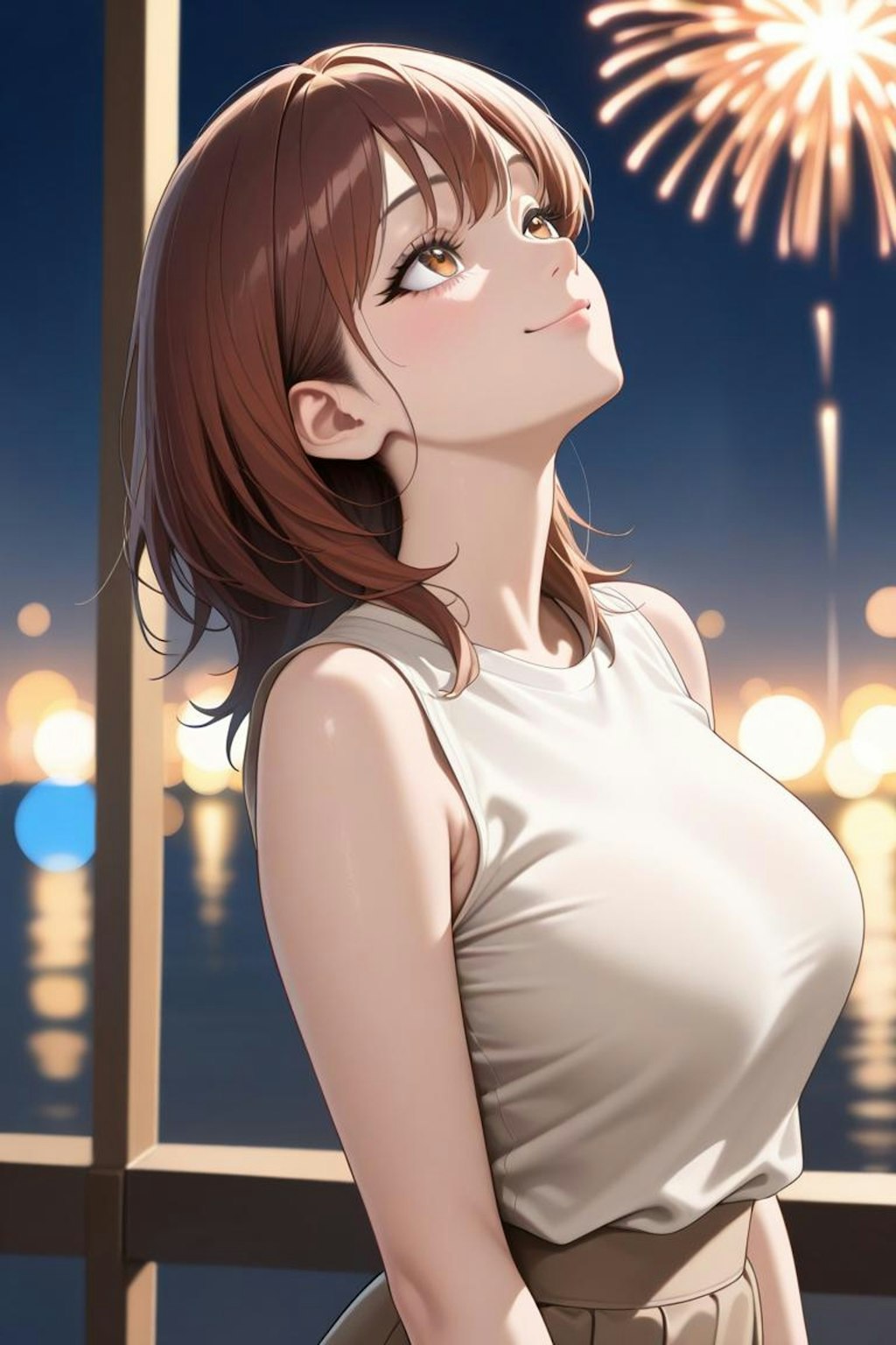 花火綺麗だね