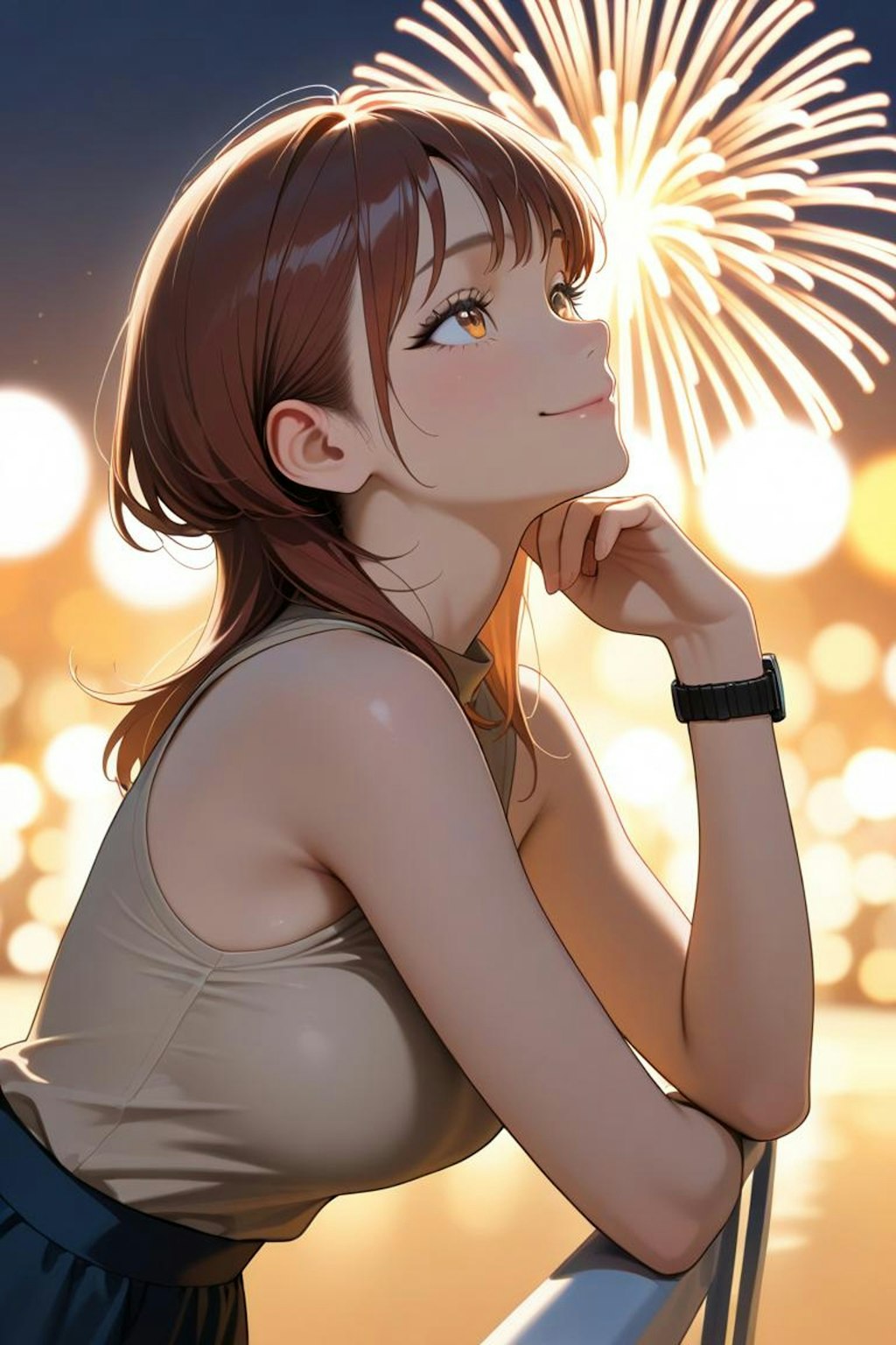 花火綺麗だね