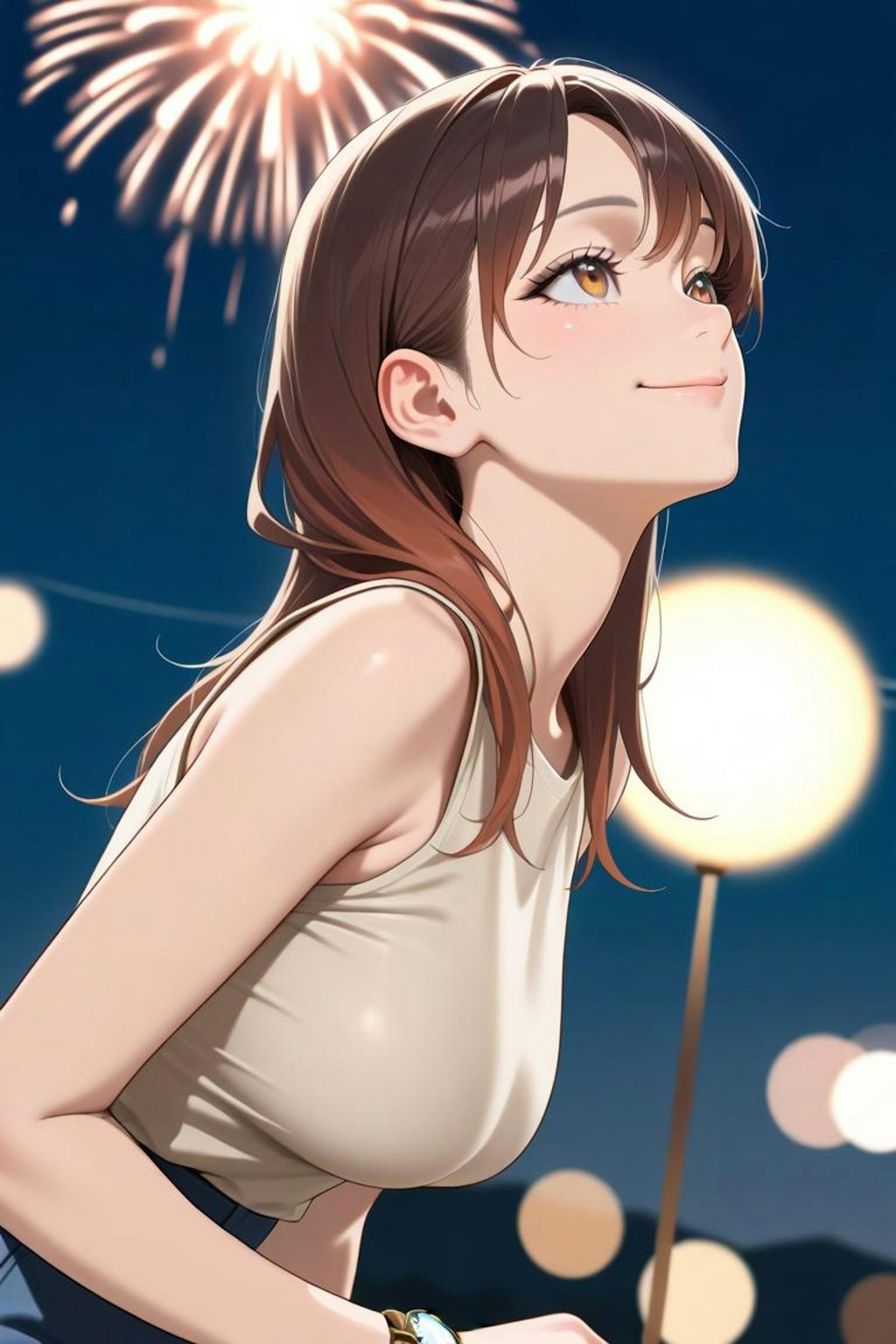 花火綺麗だね