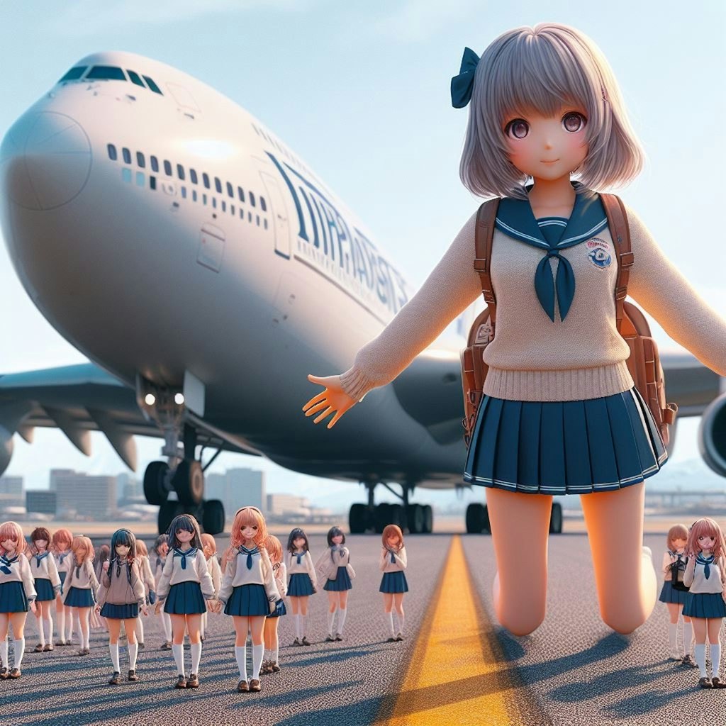【謎画像】ちちぷい航空プレスリリース:4月から女子高生が就航します