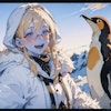 ペンギンとselfieデス！（in 南極）