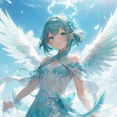 緑髪の天使