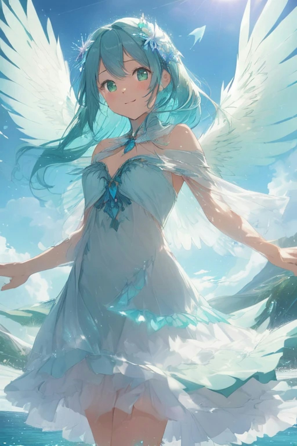 緑髪の天使