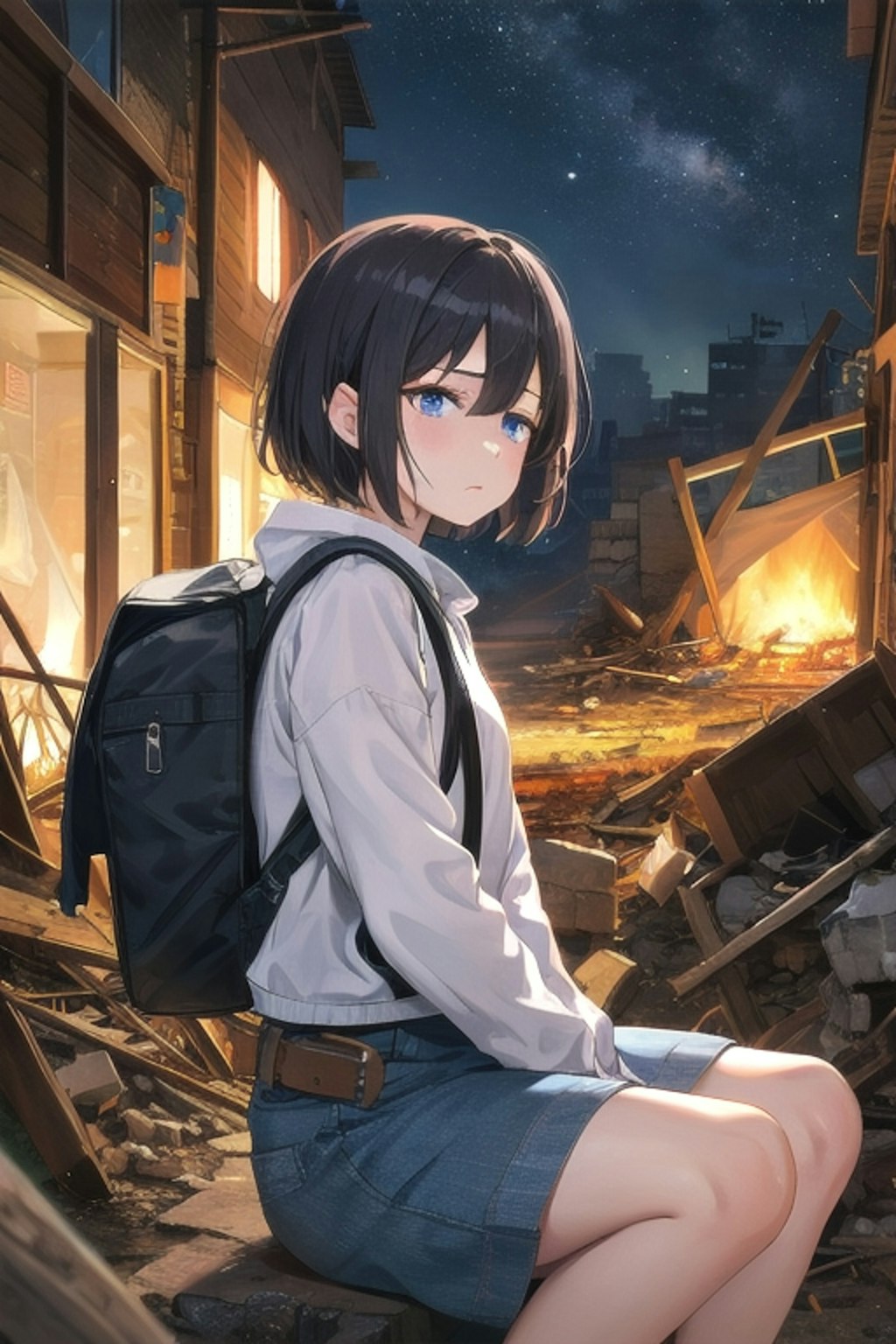 【再生成】終末世界に疲れた少女