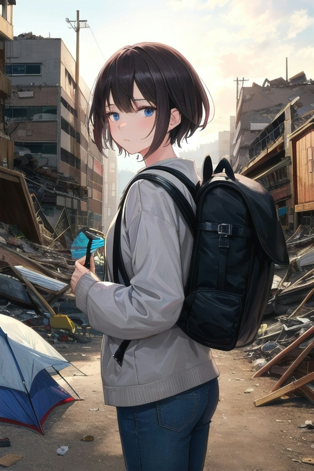 【再生成】終末世界に疲れた少女